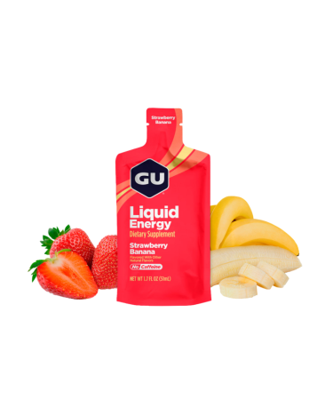 GEL ENERGÉTICO SIN CAFEÍNA FRESA-BANANO / GU