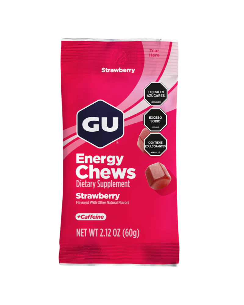 Gomas EnergÉticas Con CafeÍna Fresa / Gu
