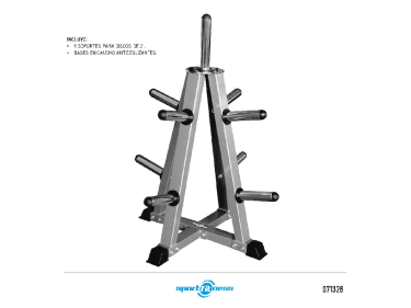 RACK PARA DISCOS OLIMPICOS RK1230 / SPORT FITNESS