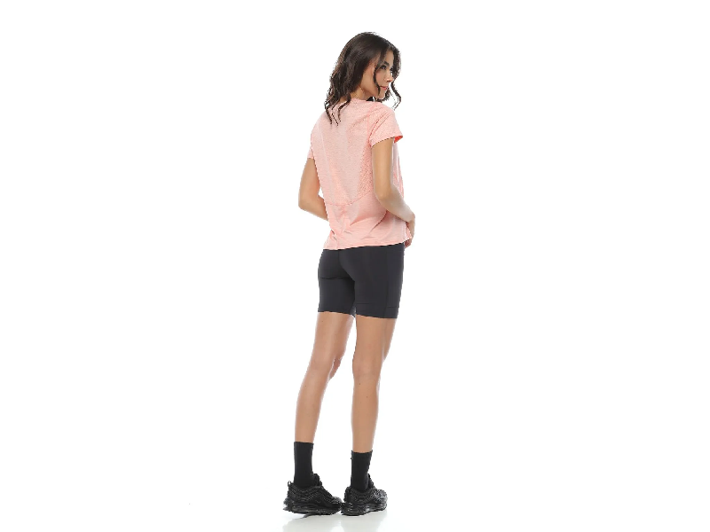 Camiseta Deportiva Manga Larga, Color Coral Jasped Para Mujer