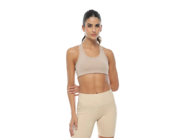 TOP DEPORTIVO, COLOR ARENA PARA MUJER