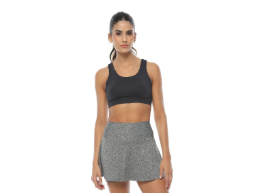 TOP DEPORTIVO, CON ABERTURA EN ESPALDA, COLOR NEGRO PARA MUJER