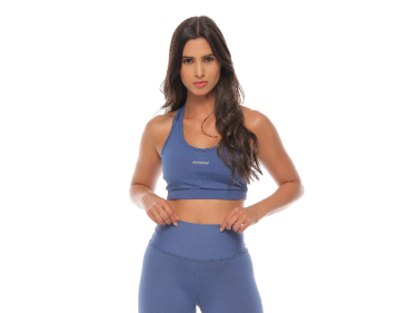 TOP DEPORTIVO, COLOR AZUL PARA MUJER