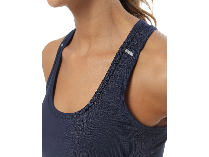 Top Con Apliques Reflectivos,para Mujer - Color Azul Oscuro