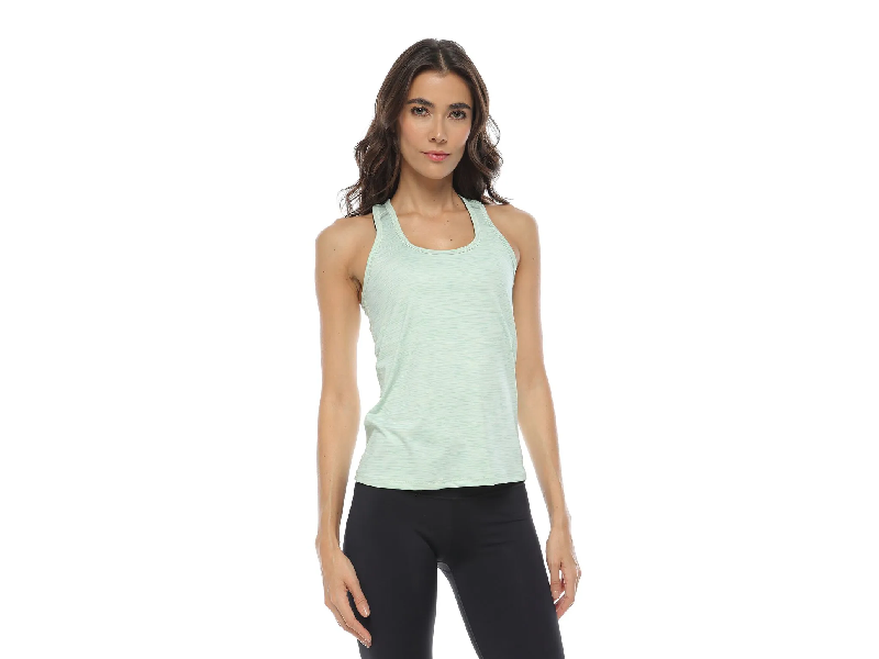 Top Con Apliques Reflectivos, Para Mujer - Color Verde Claro Jaspe