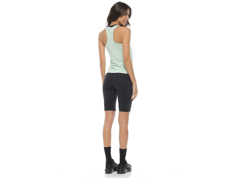 Top Con Apliques Reflectivos, Para Mujer - Color Verde Claro Jaspe