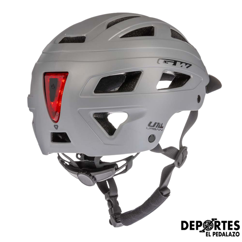 Casco Urbano Luz De Seguridad U1 Gw Patineta Scooter